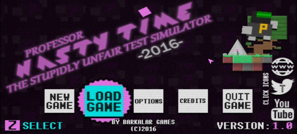 (2.2$) Professor Nasty Time: The Stupidly Unfair Test Simulator 2016 Steam CD Key