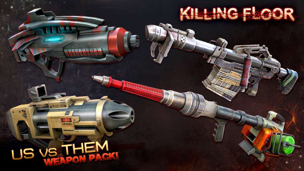 (0.85$) Killing Floor - Community Weapons Pack 3 - Us Versus Them Total Conflict Pack DLC Steam CD Key