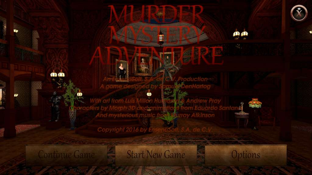 (1.39$) Murder Mystery Adventure Steam CD Key