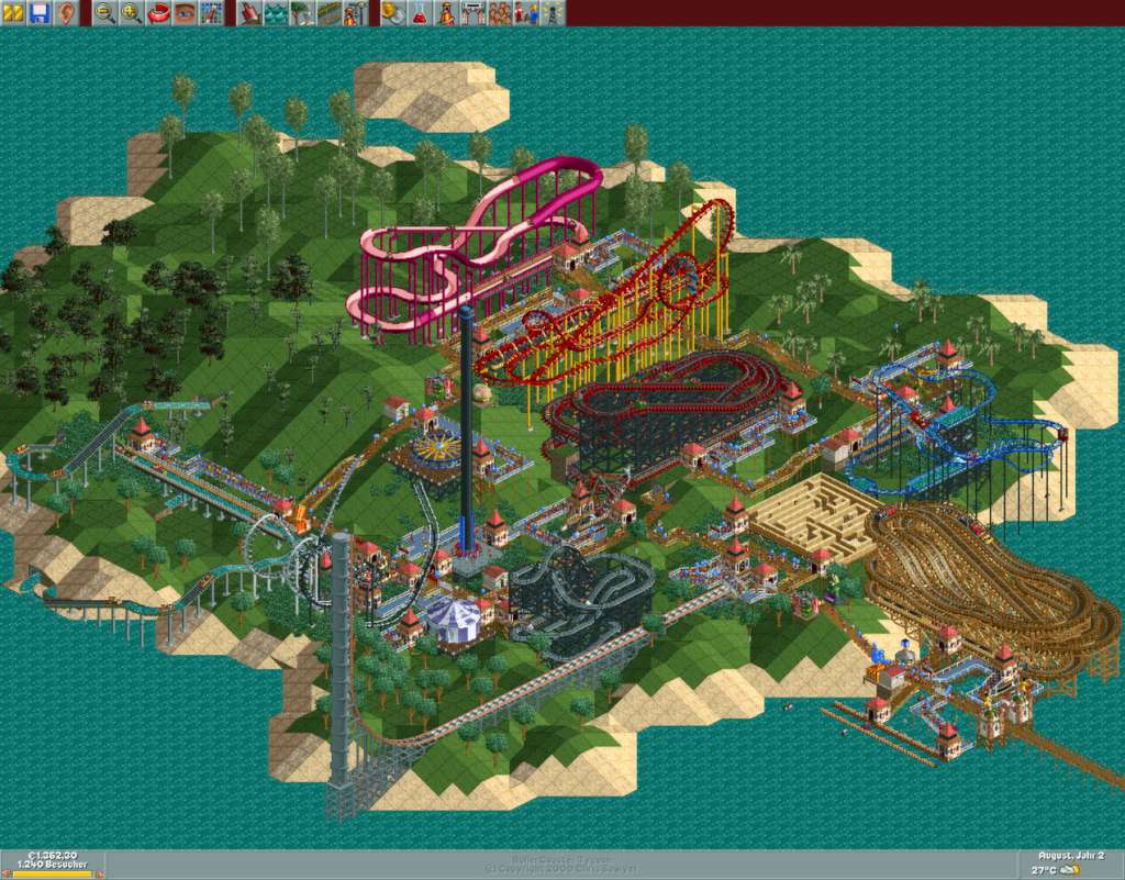 (101.68$) RollerCoaster Tycoon: Deluxe Steam Gift