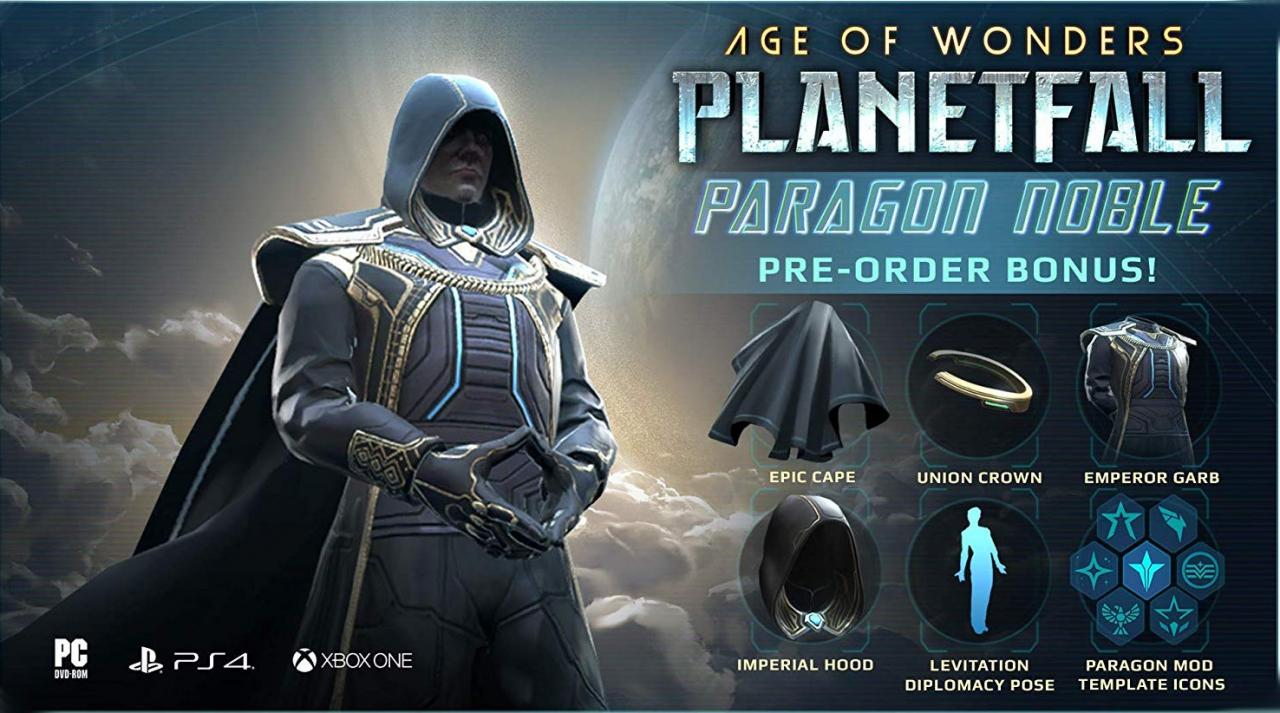 (11.28$) Age of Wonders: Planetfall - Paragon Set DLC Steam CD Key