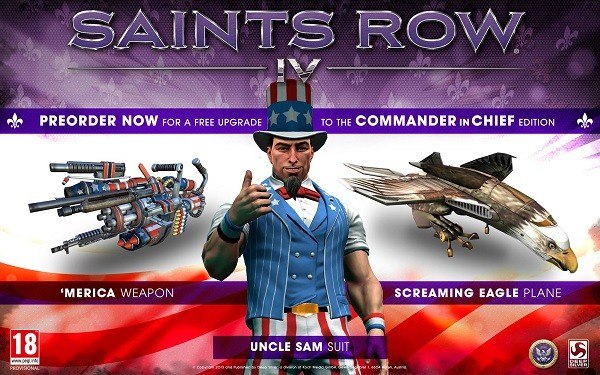 (6.77$) Saints Row IV Commander in Chief Edition Steam CD Key