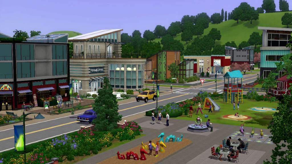 (6.53$) The Sims 3 + Town Life Stuff Pack Origin CD Key