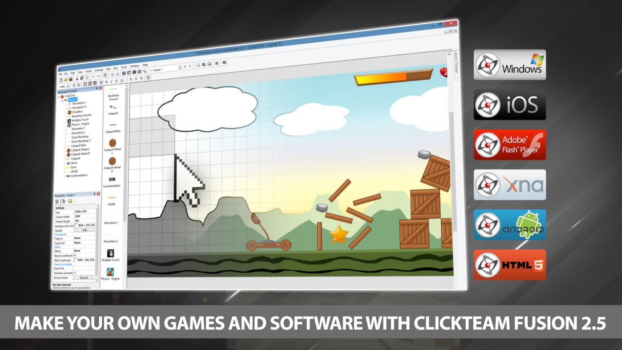 (12.83$) HTML5 Exporter for Clickteam Fusion 2.5 DLC Steam CD Key