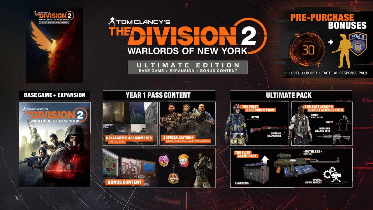 (27.29$) Tom Clancy’s The Division 2 Warlords of New York Ultimate Edition XBOX One CD Key