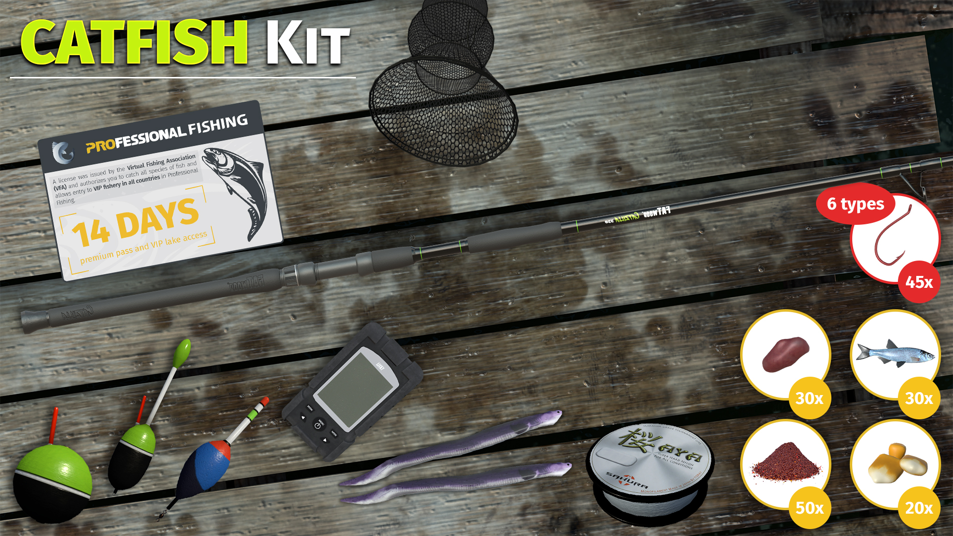 (1.24$) Professional Fishing - Catfish Kit DLC Steam CD Key