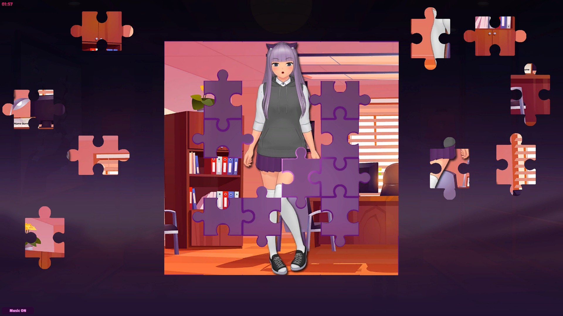 (0.5$) Anime Jigsaw Girls - Office Steam CD Key
