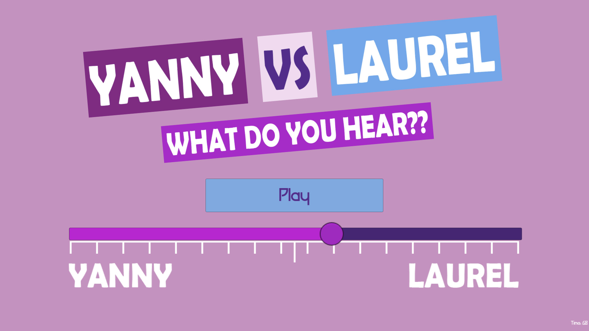 (0.75$) What do you hear?? Yanny vs Laurel Steam CD Key