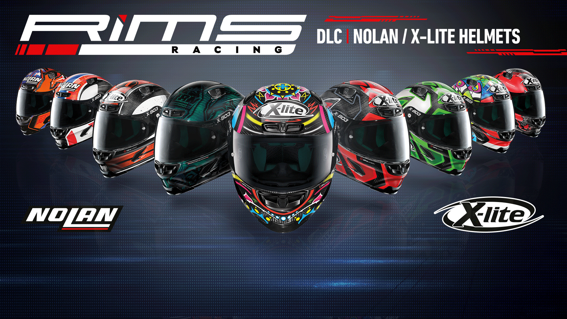 (1.8$) RiMS Racing - Nolan X-LITE Helmets DLC Steam CD Key