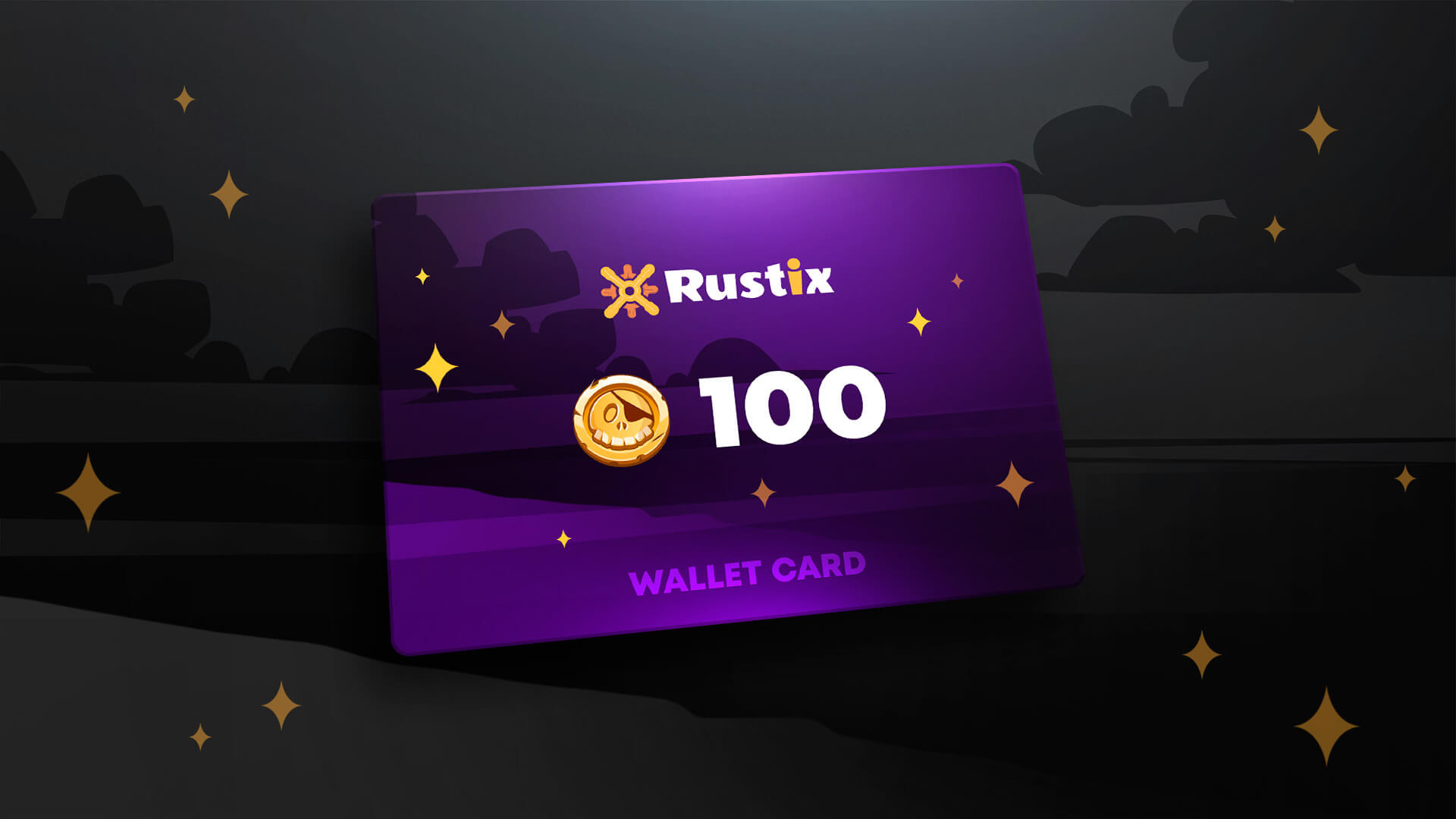 (113$) Rustix.io 100 USD Wallet Card Code