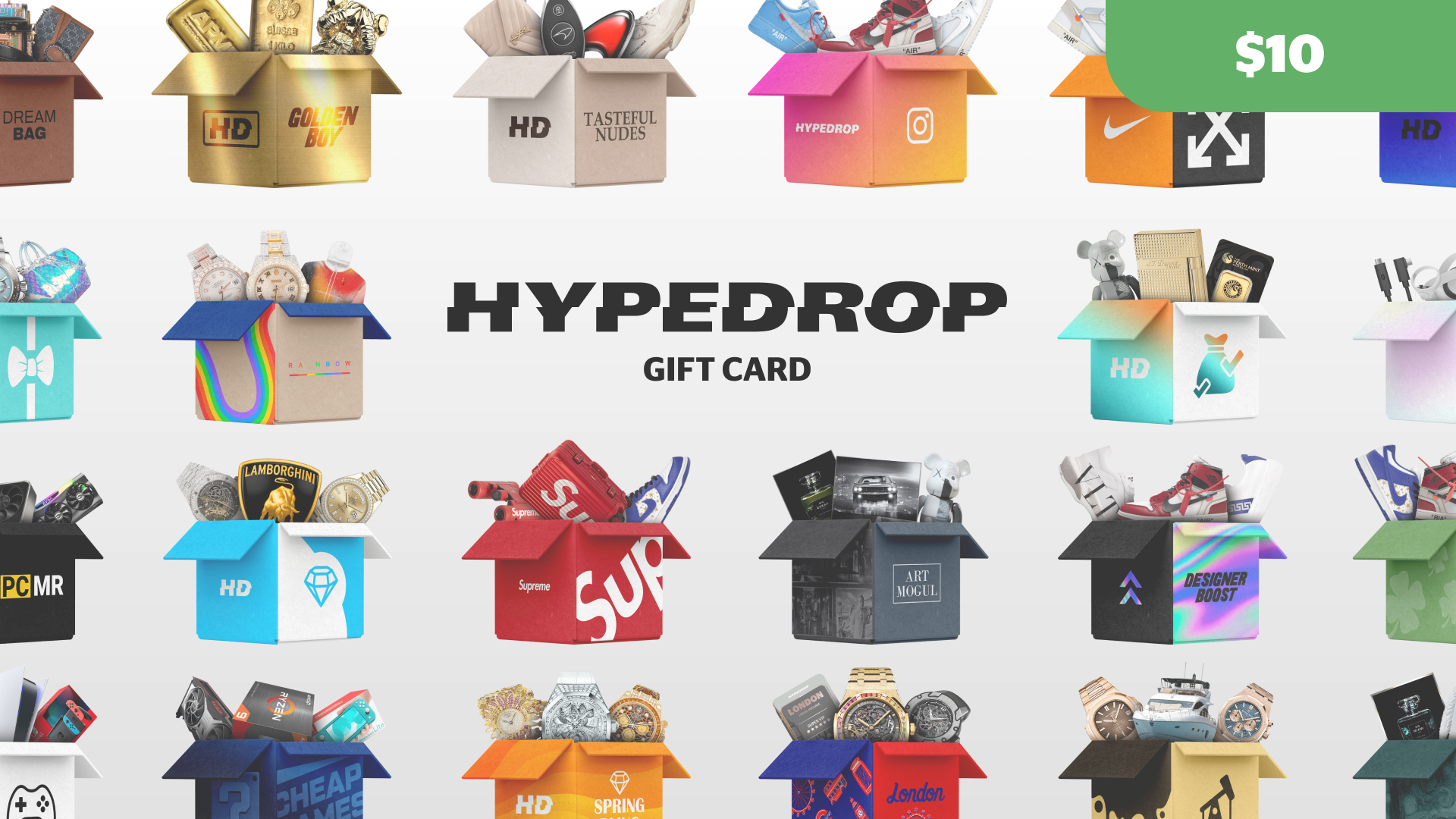 (12.17$) 10$ HypeDrop Gift Card 10 USD Prepaid Code