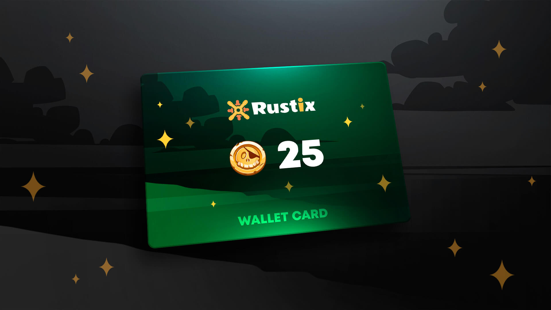 (28.25$) Rustix.io 25 USD Wallet Card Code