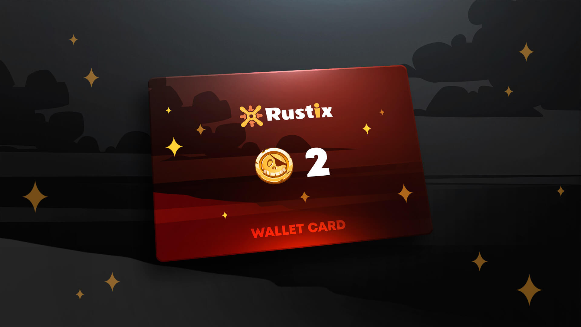 (2.26$) Rustix.io 2 USD Wallet Card Code