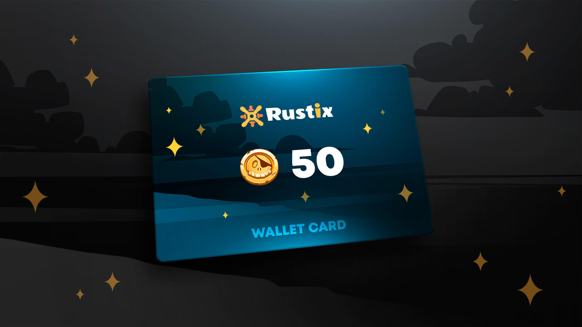 (56.5$) Rustix.io 50 USD Wallet Card Code