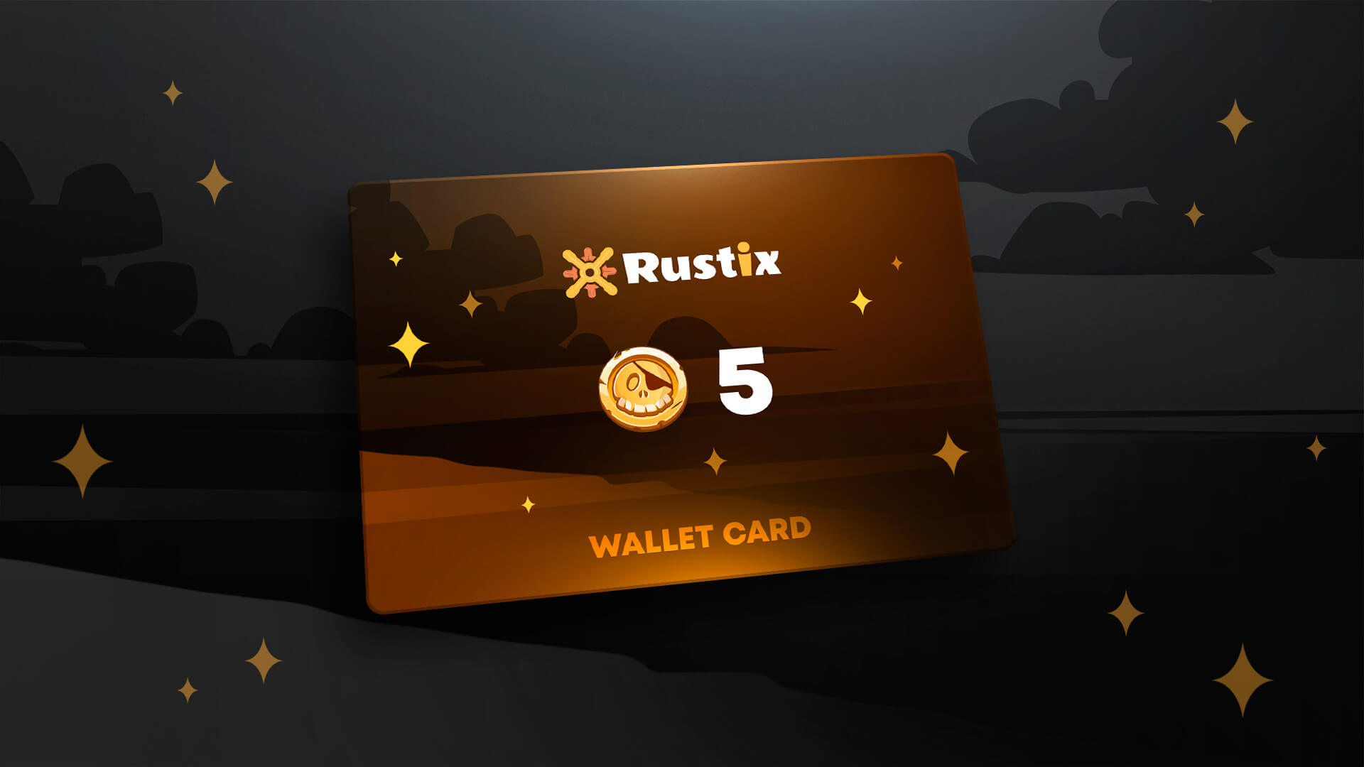 (5.65$) Rustix.io 5 USD Wallet Card Code