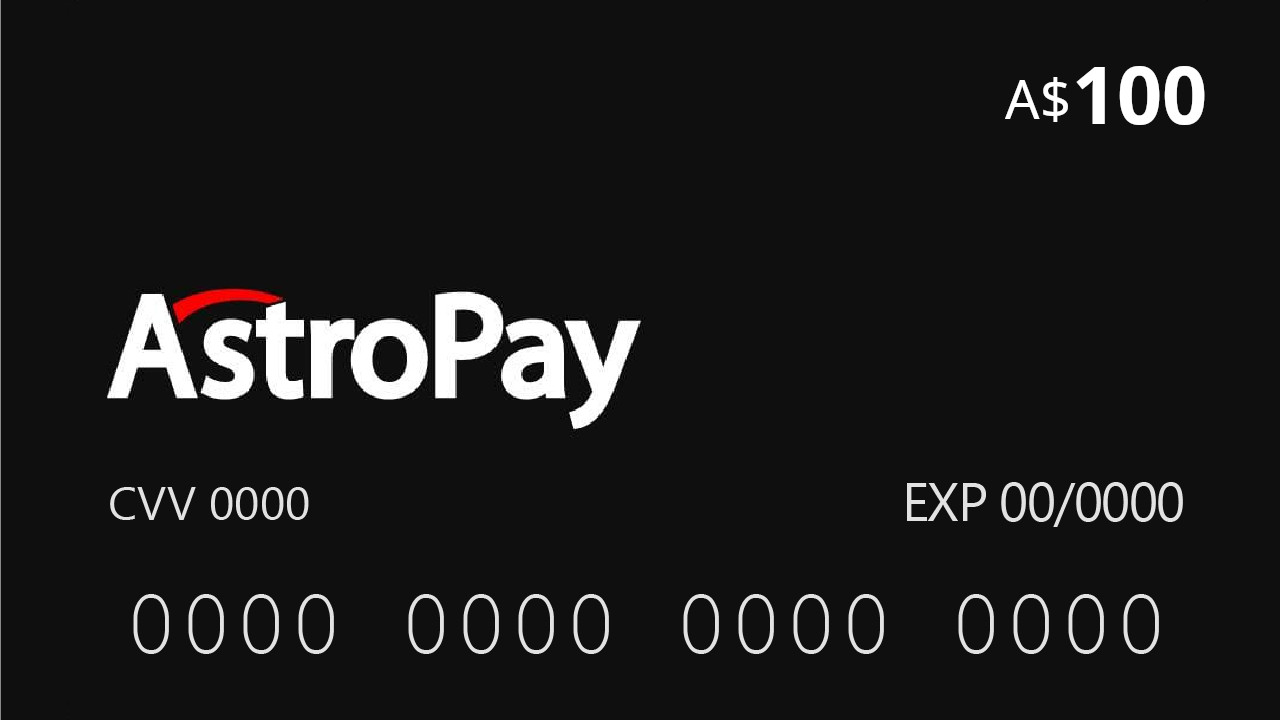 (75.07$) Astropay Card A$100 AU
