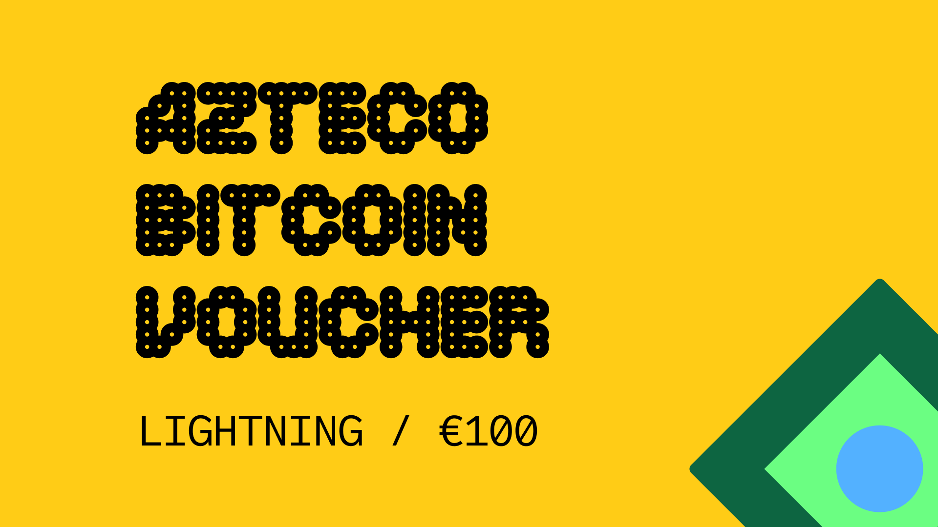 (112.98$) Azteco Bitcoin Lighting €100 Voucher