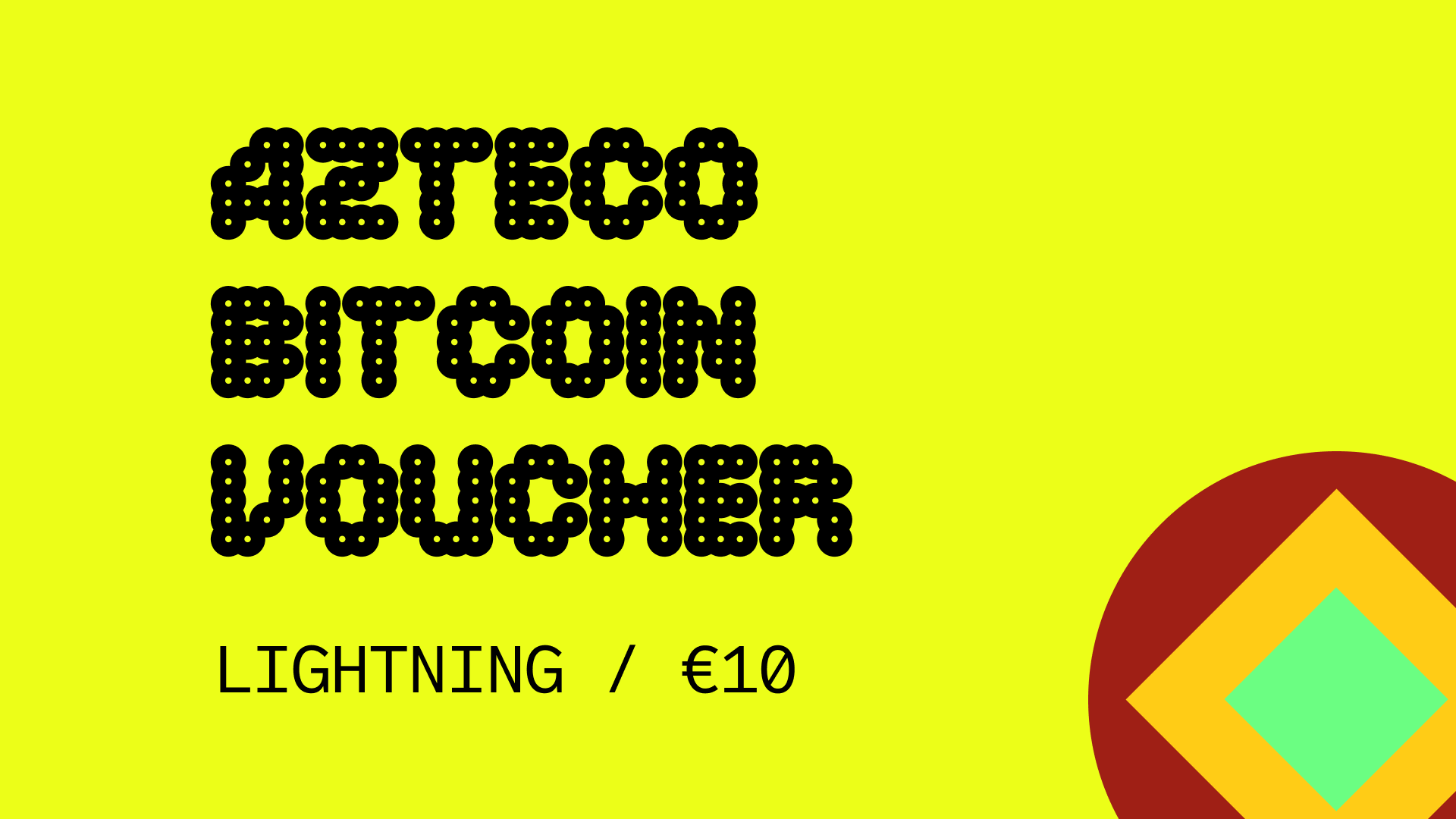 (11.3$) Azteco Bitcoin Lighting €10 Voucher