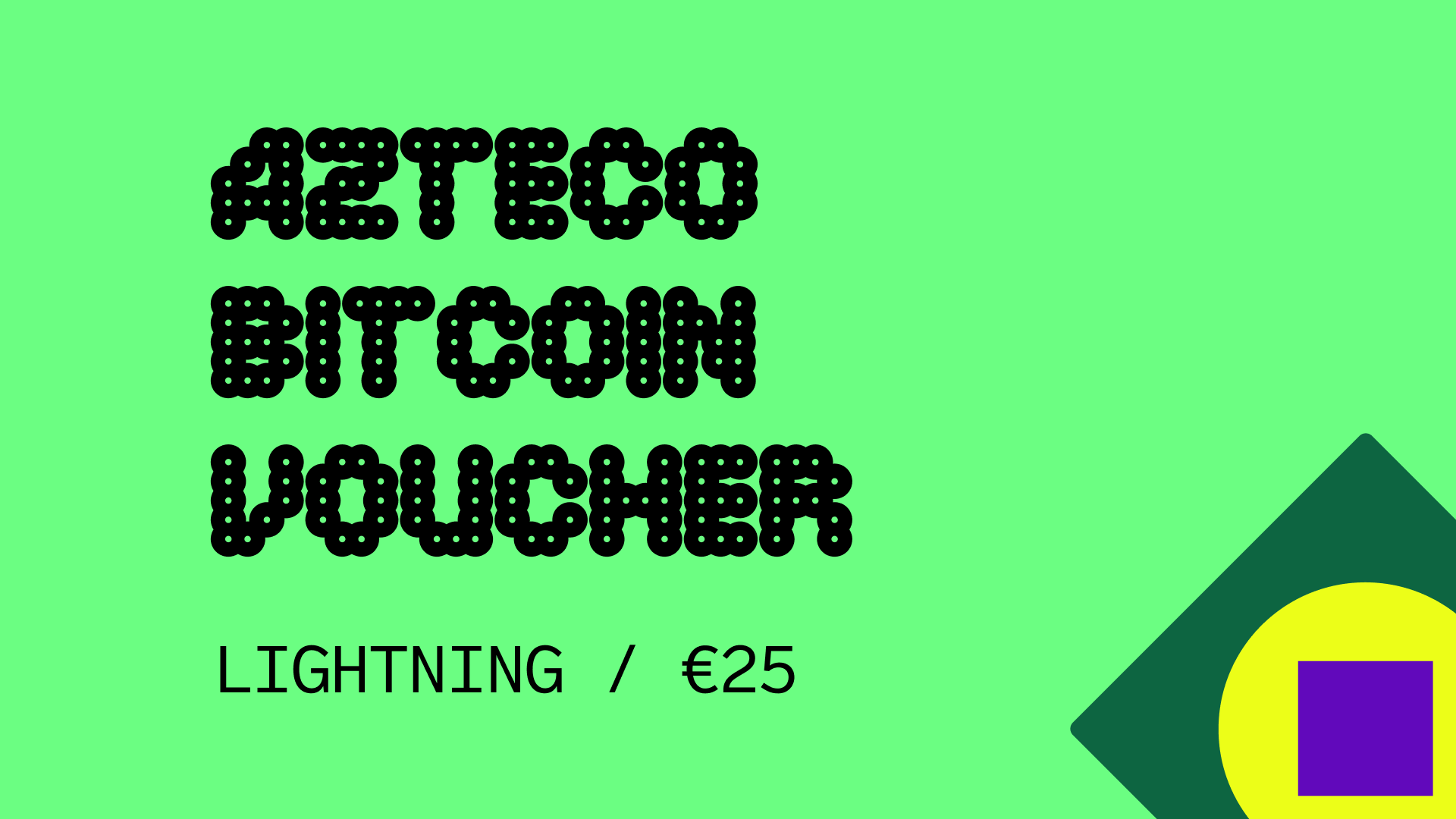 (28.25$) Azteco Bitcoin Lighting €25 Voucher