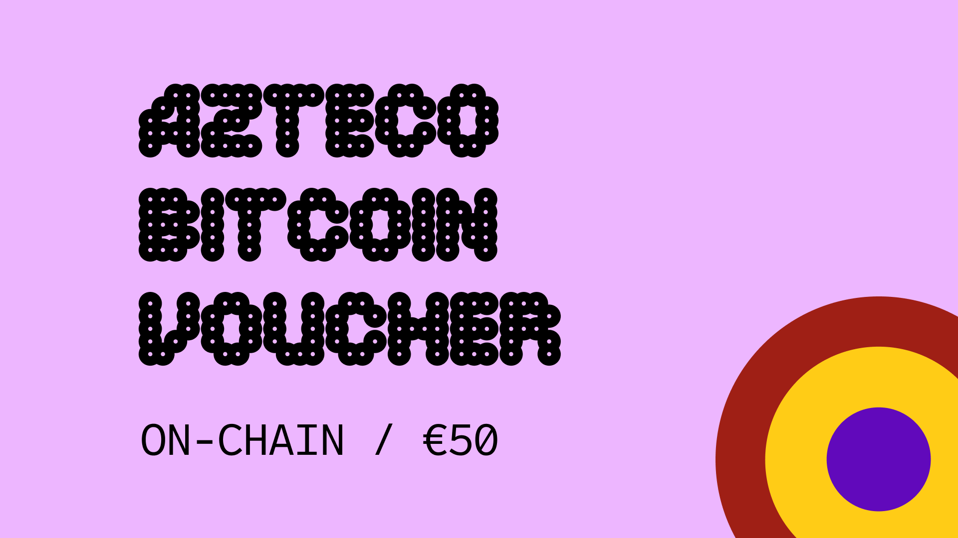 (56.5$) Azteco Bitcoin On-Chain €50 Voucher