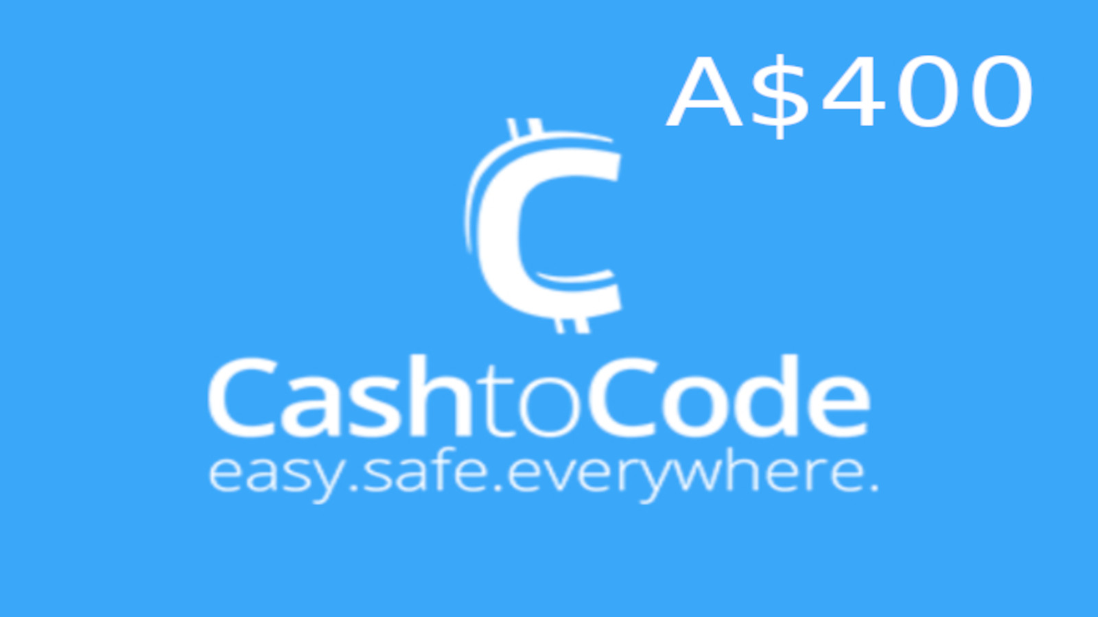 (302.37$) CashtoCode A$400 Gift Card AU