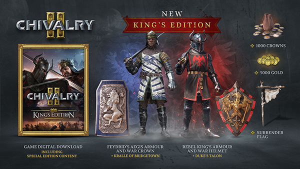 (16.94$) Chivalry 2 King's Edition Steam CD Key