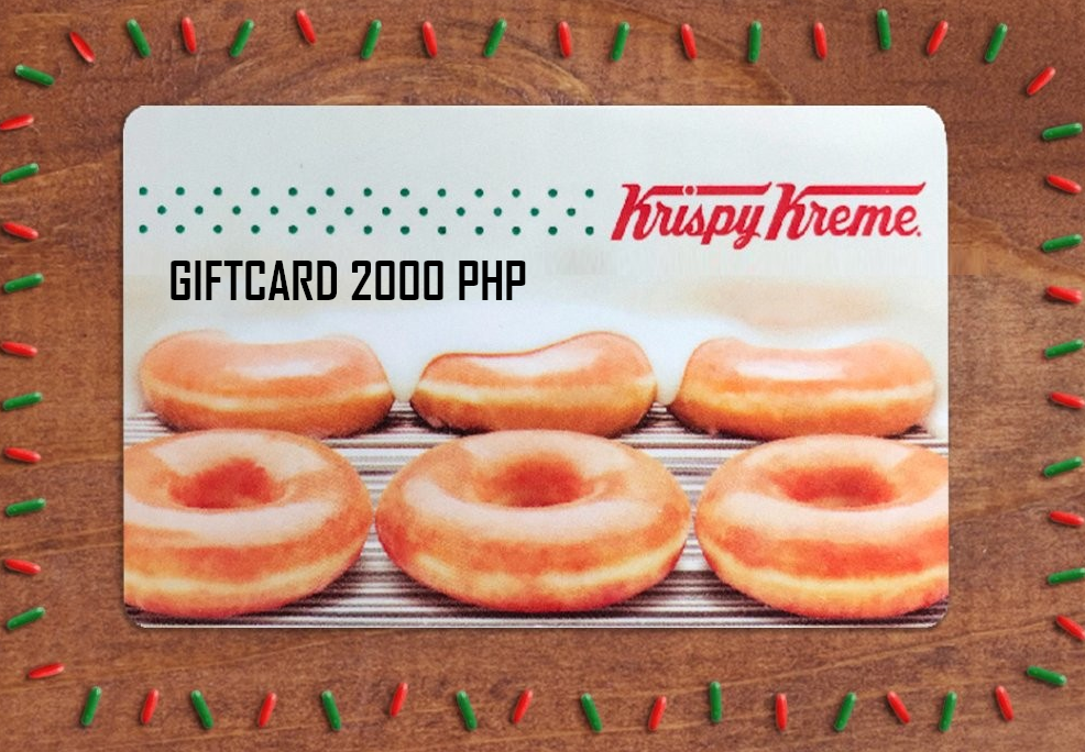 (44.27$) Krispy Kreme ₱2000 PH Gift Card