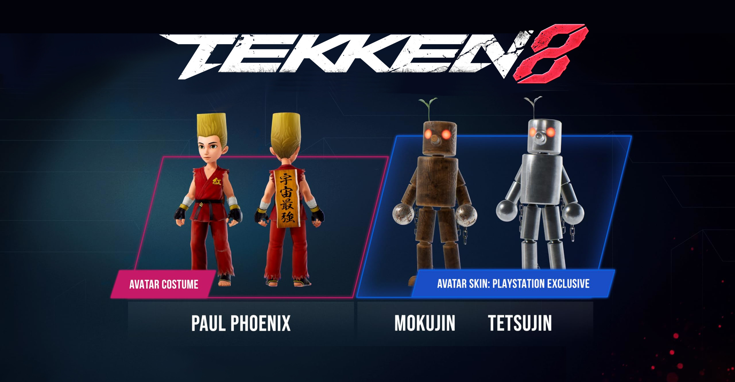 (0.68$) TEKKEN 8 - Pre-order Bonus: Paul Pheonix Set + Mokujin & Tetsujin Skins DLC EU PS5 CD Key