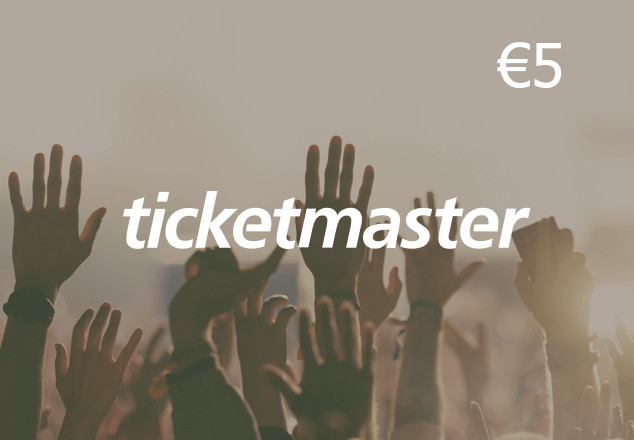 (5.65$) Ticketmaster €5 Gift Card DE