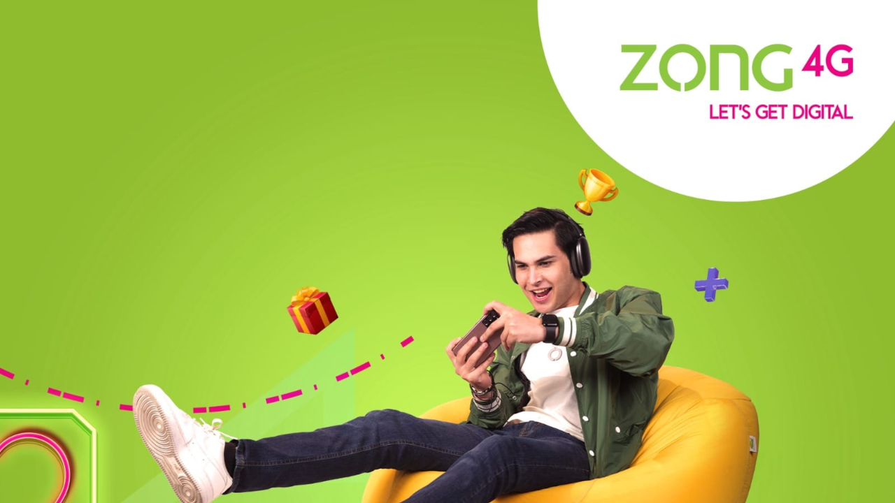 (0.99$) Zong 100 PKR Mobile Top-up PK