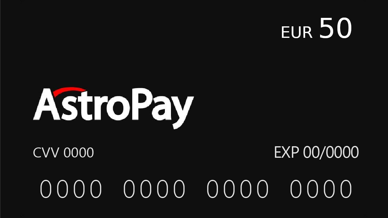 (64$) Astropay Card €50 EU