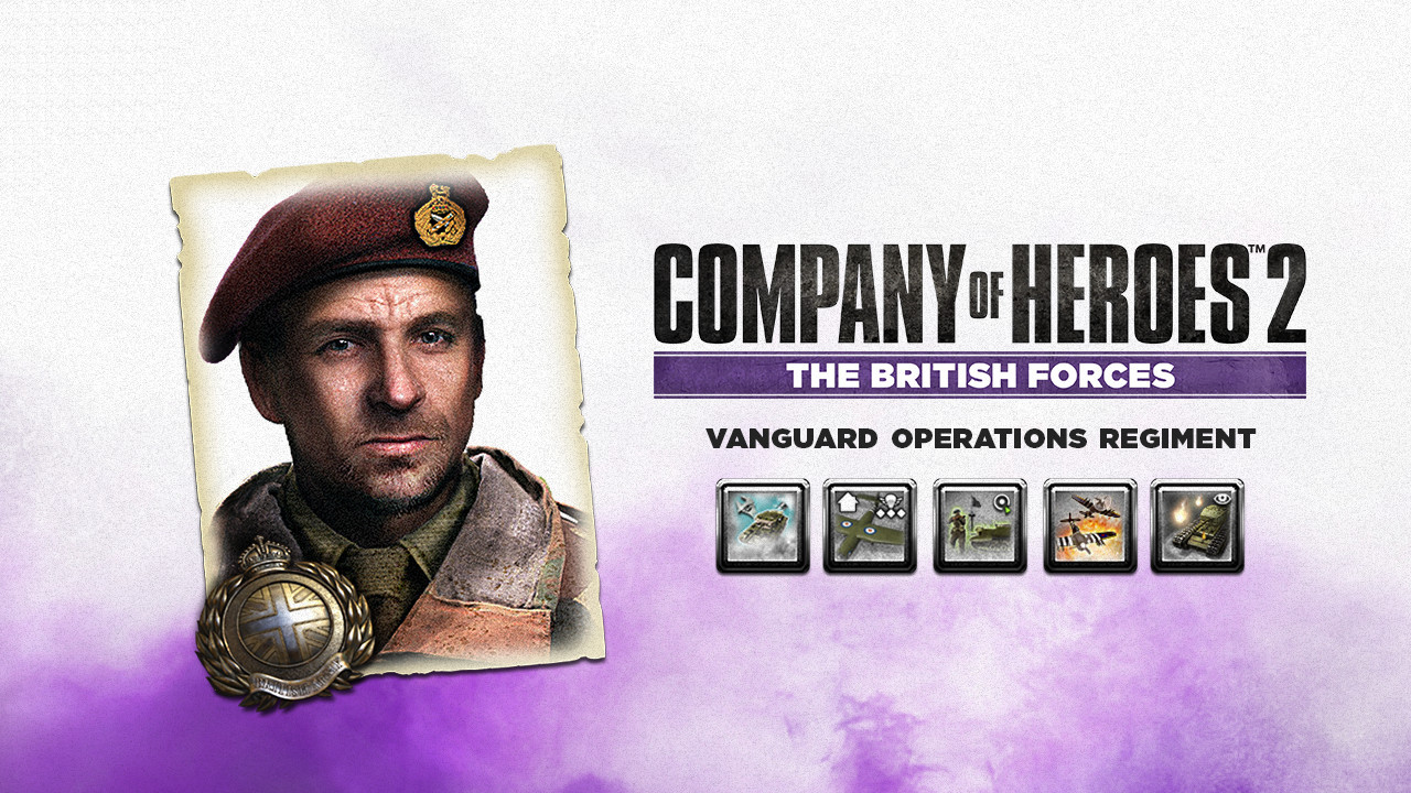 (0.78$) Company of Heroes 2 - British Commander: Vanguard Operations Regiment DLC Steam CD Key