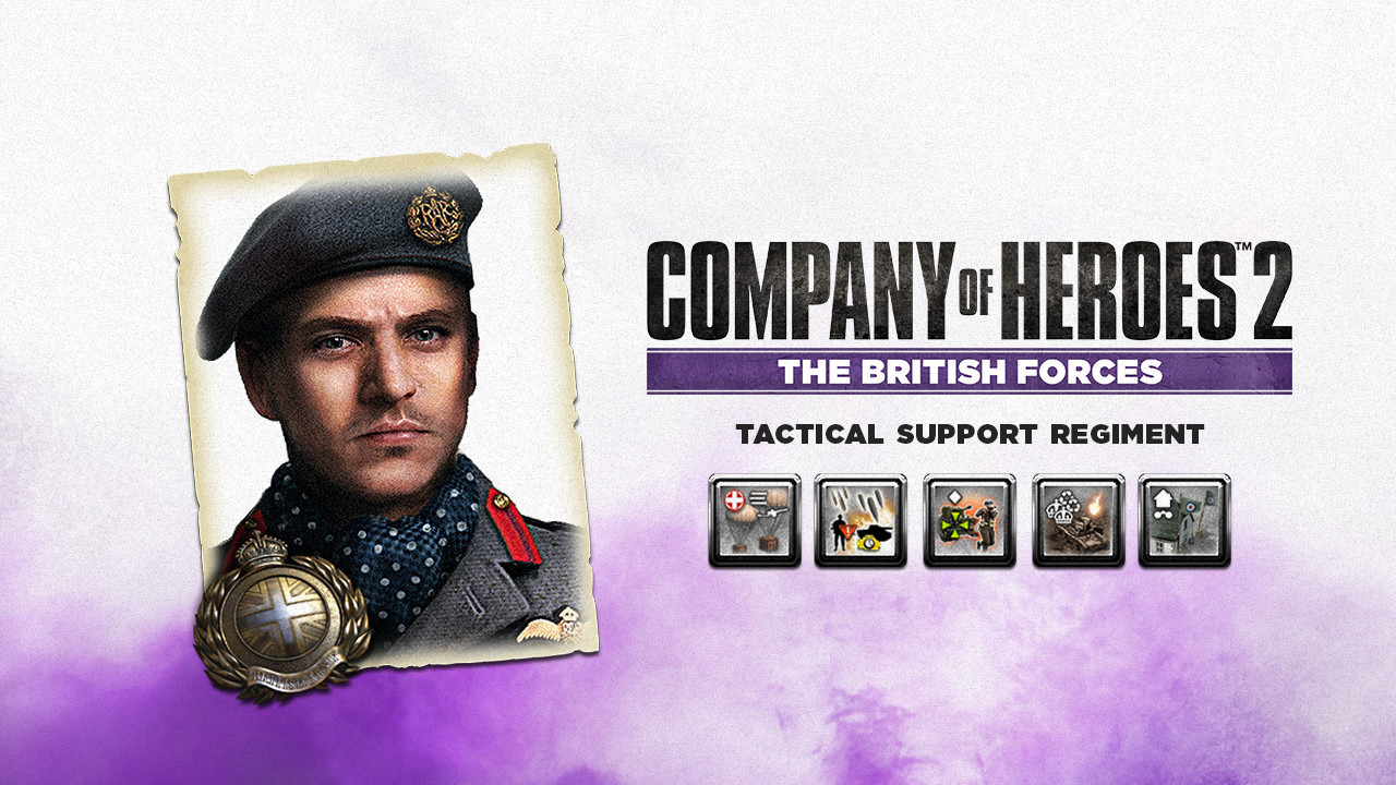(0.78$) Company of Heroes 2 - British Commander: Tactical Support Regiment DLC Steam CD Key