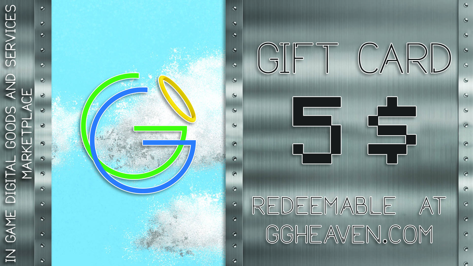 (6.27$) GGHeaven.com 5$ Gift Card