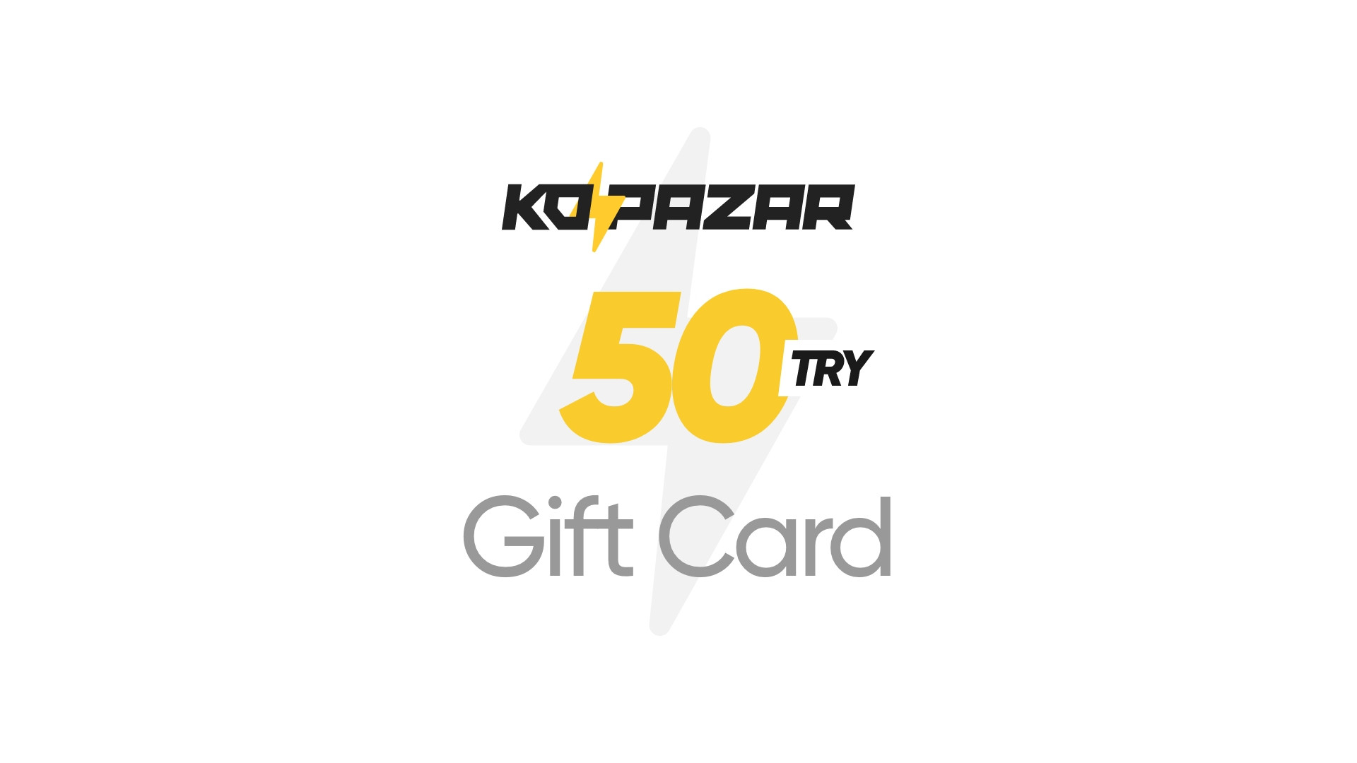 (2.09$) Kopazar 50 TRY Gift Card
