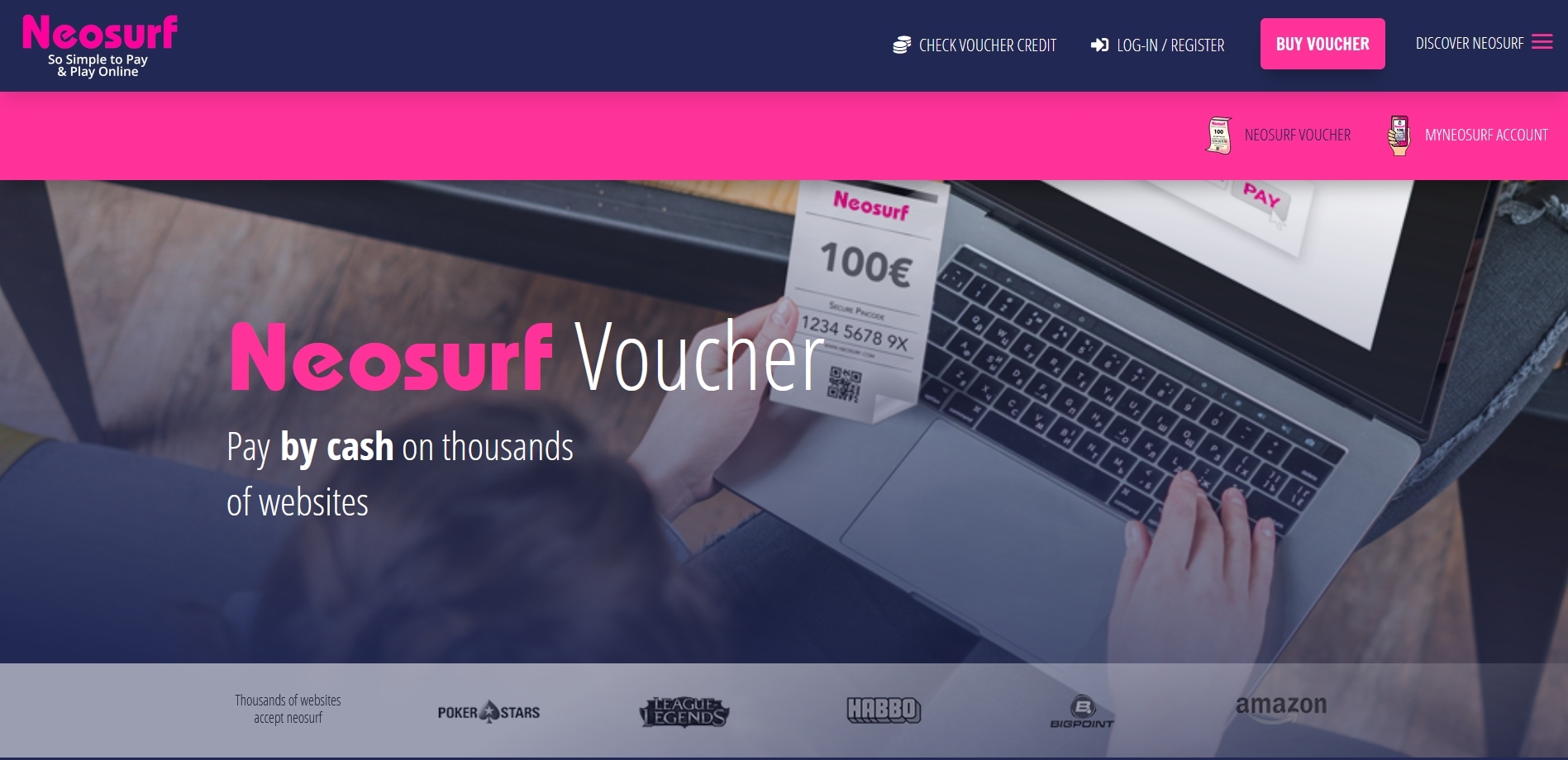 (36.22$) Neosurf €30 Gift Card BE